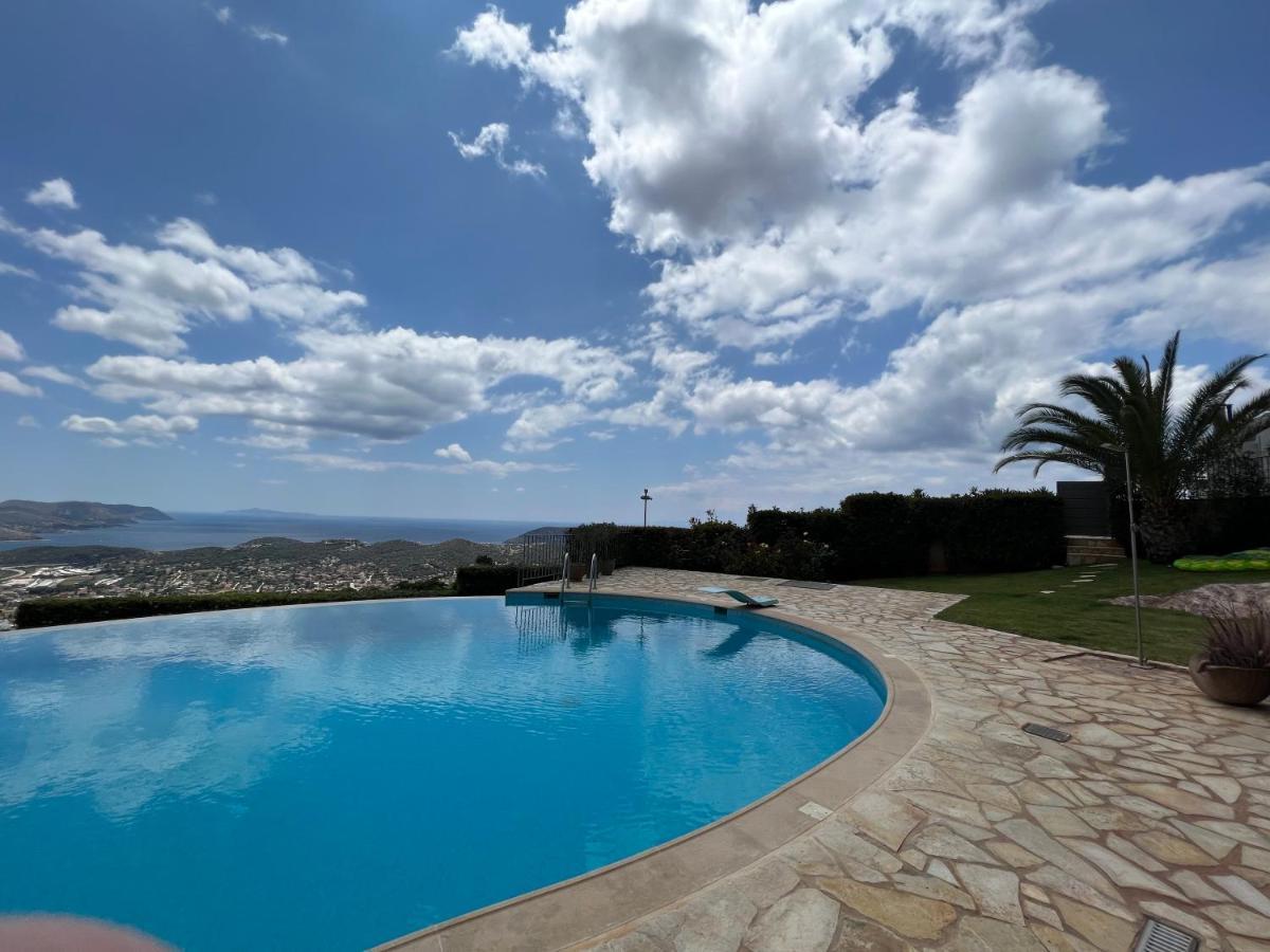 Endless Blue Villa Anavyssos Luaran gambar